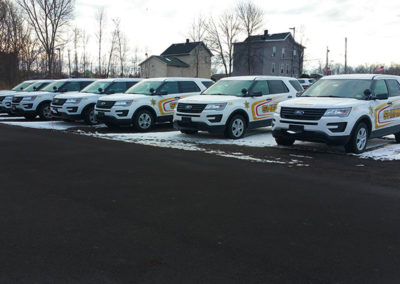 rochester emergency vehicle fleet graphics and lettering installation-company