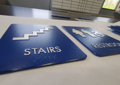 rochester ny ada braille signage interior signs handicap sign