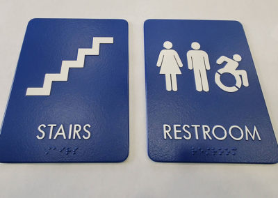 rochester ny ada braille signage interior signs handicap sign