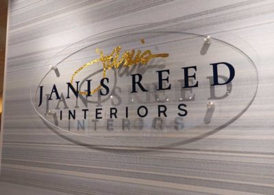 reception acrylic signs rochester ny