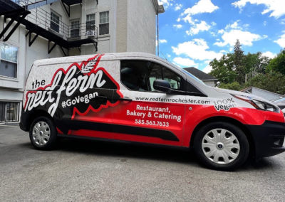 rochester fleet graphics van wrap